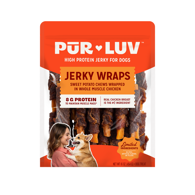 Pur Luv Jerky Wraps — front of package